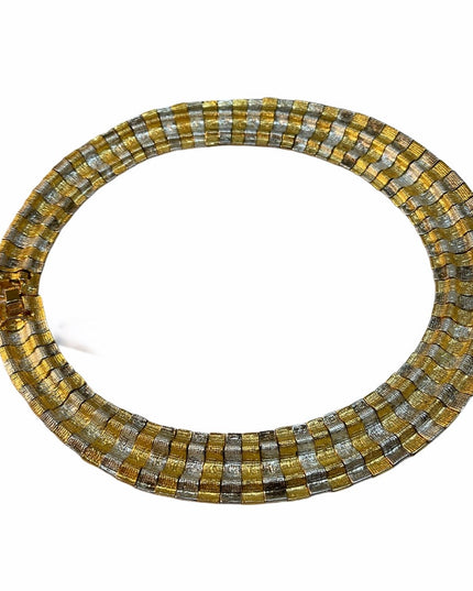 Vintage Park Lane Cleopatra heavy chunky necklace chocker heavy
