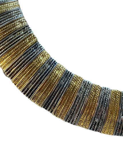 Vintage Park Lane Cleopatra heavy chunky necklace chocker heavy