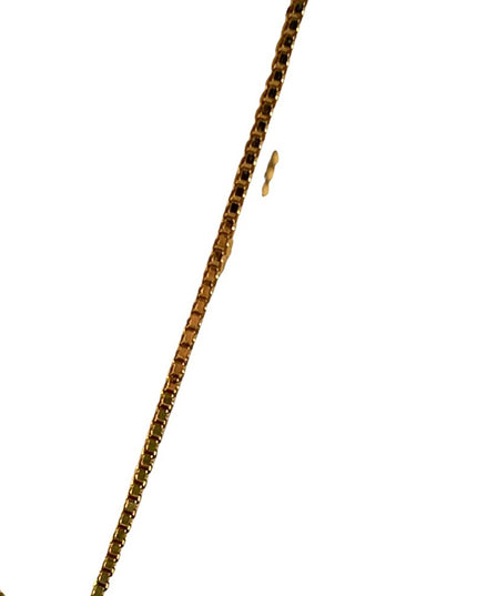 Beautiful Gold plated Large Agate crystal chunky pendant necklace Monet chain