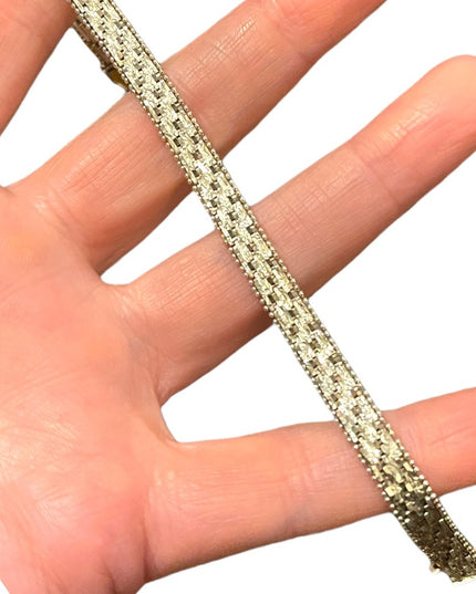 Sterling silver 925 Italy Riccio Bracelet Womens