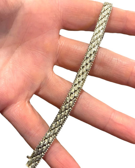 Sterling silver 925 Italy Riccio Bracelet Womens