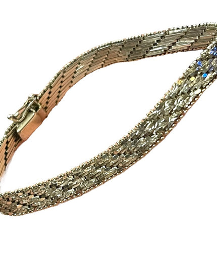Sterling silver 925 Italy Riccio Bracelet Womens