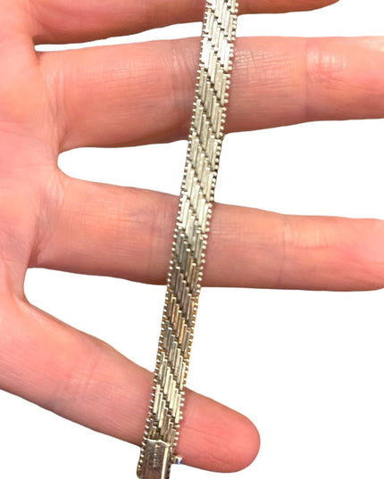 Sterling silver 925 Italy Riccio Bracelet Womens