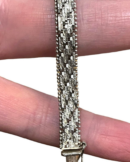 Sterling silver 925 Italy Riccio Bracelet Womens