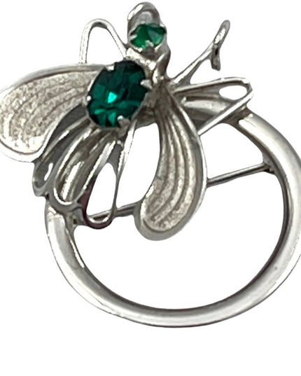 Vintage sterling silver bug brooch Boyd Bond