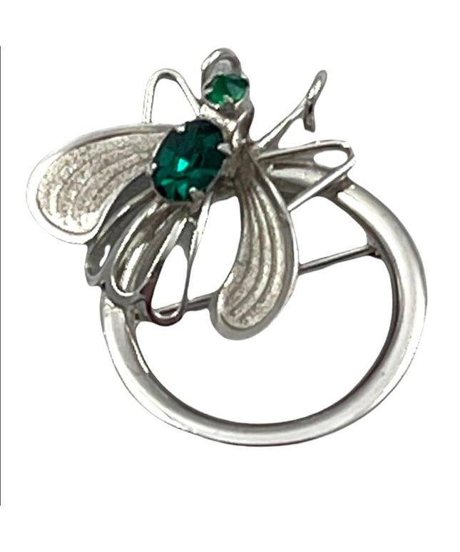 Vintage sterling silver bug brooch Boyd Bond