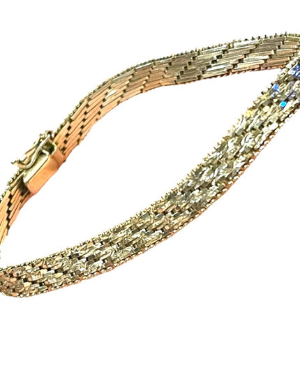 Sterling silver 925 Italy Riccio Bracelet Womens