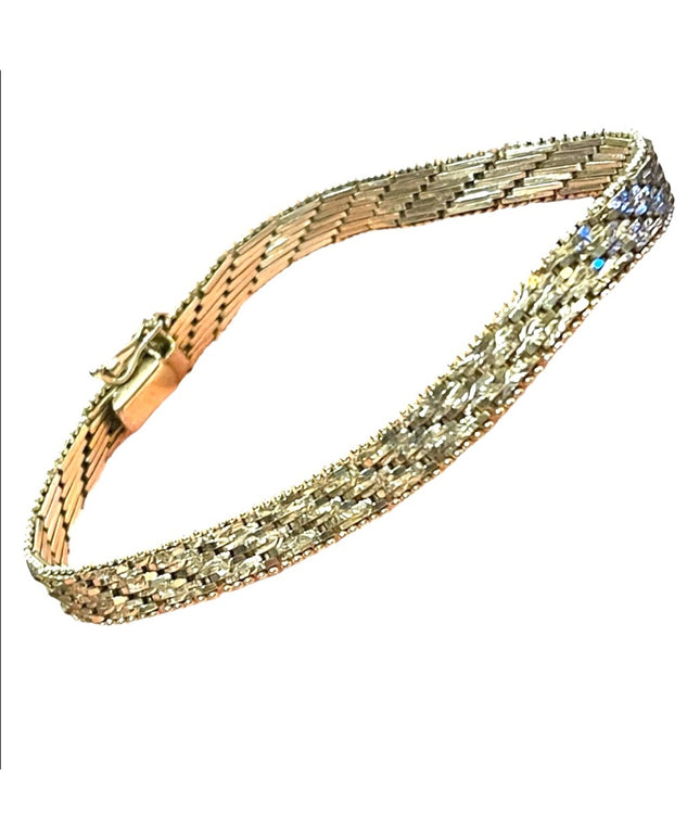 Sterling silver 925 Italy Riccio Bracelet Womens