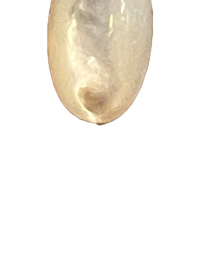 Sterling silver 925 Large elongated MOP pearl chunky ring