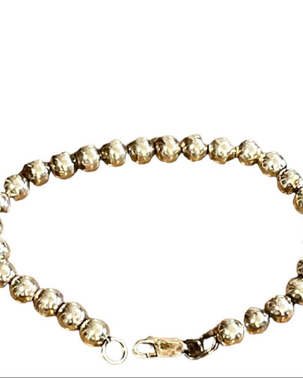 Sterling silver 925 Bead bracelet 6.3mm