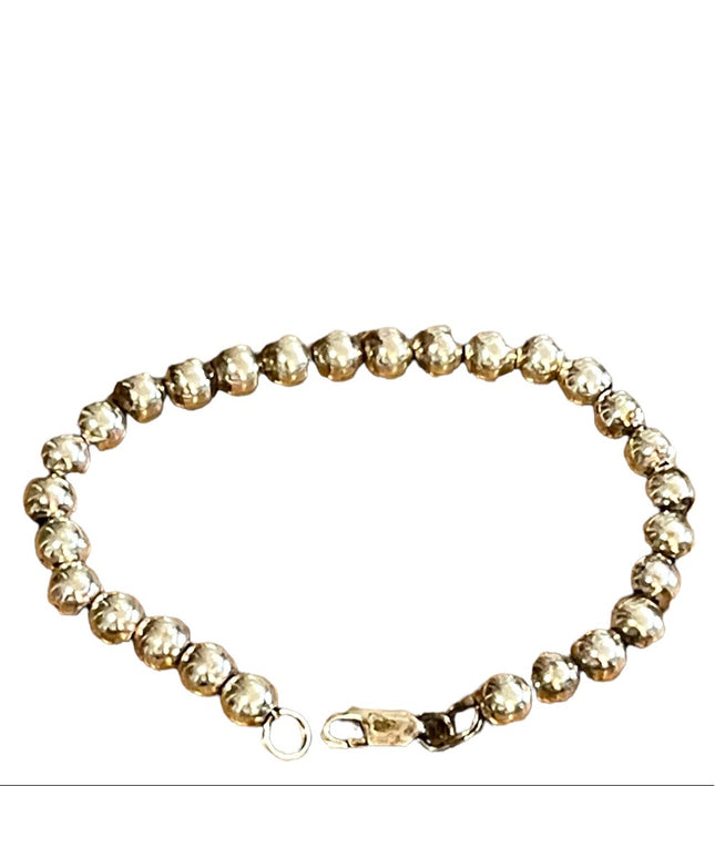 Sterling silver 925 Bead bracelet 6.3mm