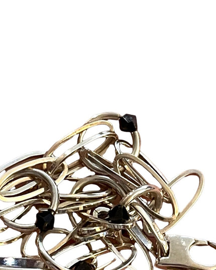 Sterling silver 925 Italy large link Fancy bracelet