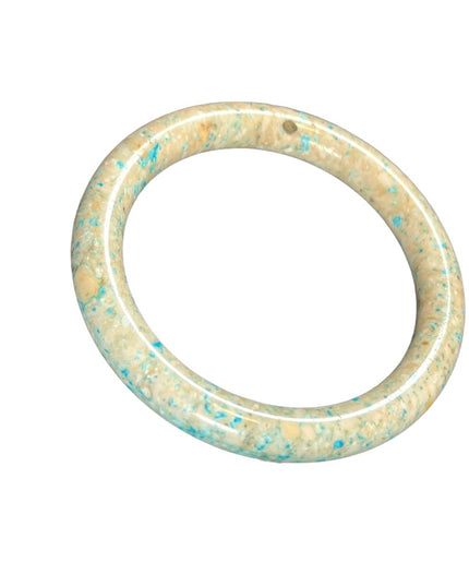 Lovely solid Kyanite stone bangle heavy