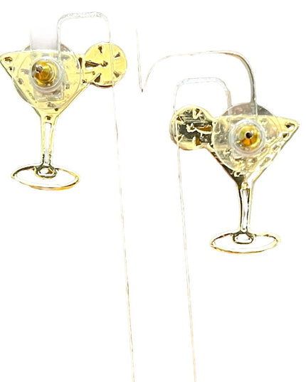 SUGARFIX by BaubleBar Cosmopolitan Drop Earrings gold finish pierced retired