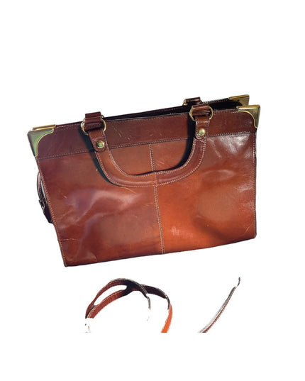 Vintage 1960s Gianni Firenze Italy Italian amber Leather purse shoulder bag