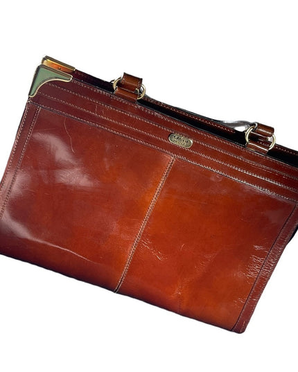 Vintage 1960s Gianni Firenze Italy Italian amber Leather purse shoulder bag