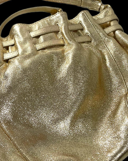Lovely Gold Metalic Michael Kors Large shoulder bag hobo