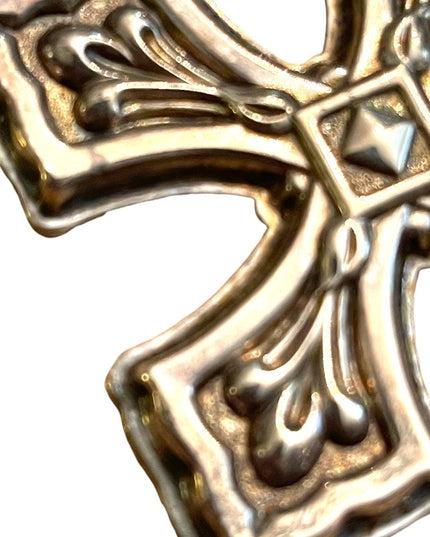 Vintage 1981 Reed & Barton Sterling silver 925 Christmas Cross necklace pendant