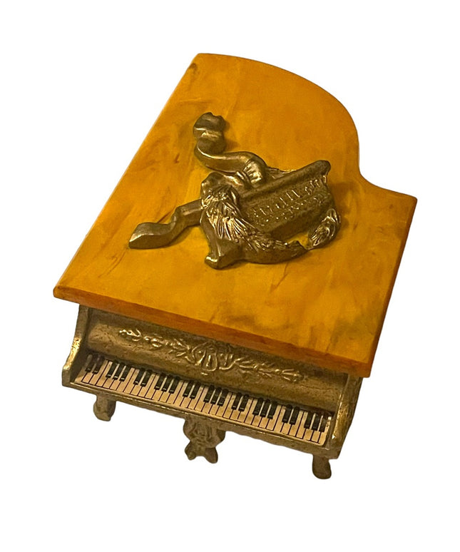Vintage 1960s Thorsen Grand Piano Bakelite Piano Music Box Switzerland Rare