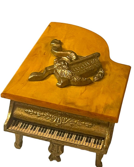 Vintage 1960s Thorsen Grand Piano Bakelite Piano Music Box Switzerland Rare