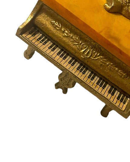 Vintage 1960s Thorsen Grand Piano Bakelite Piano Music Box Switzerland Rare