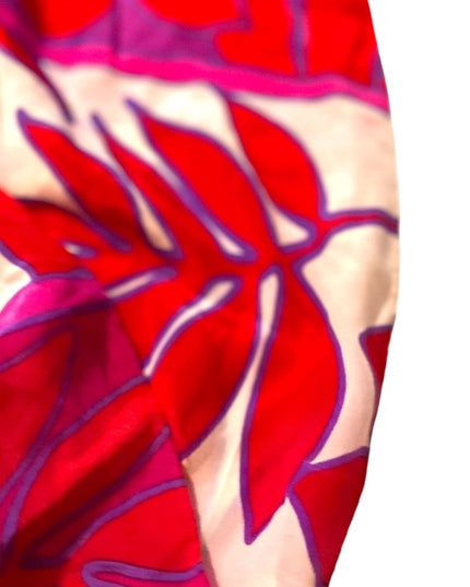Vintage Liz Claiborne Silk Hawaiian flower scarf
