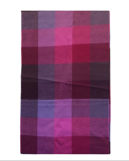 - Danier France “Wool feel” Pink purple scarf fringe