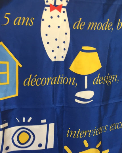 Elle Quebec Silk Scarf 34x34” Rare! Limited