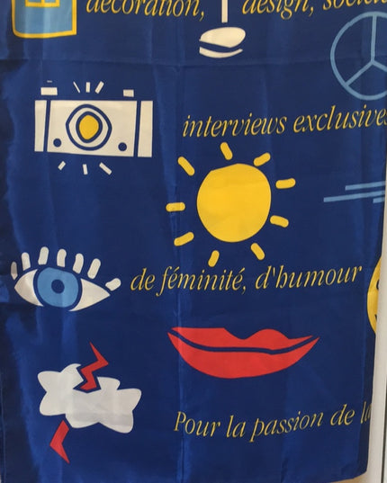 Elle Quebec Silk Scarf 34x34” Rare! Limited