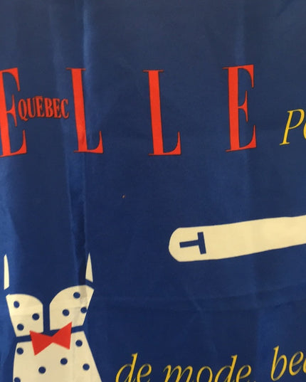 Elle Quebec Silk Scarf 34x34” Rare! Limited