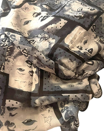 Large Marilyn Monroe Scarf wrap sheer Le Chateau limited edition