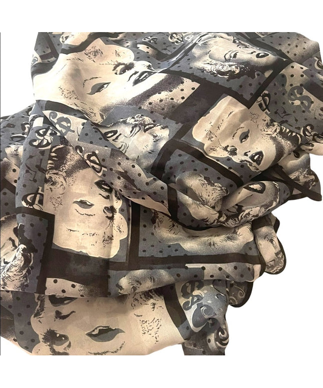 Large Marilyn Monroe Scarf wrap sheer Le Chateau limited edition