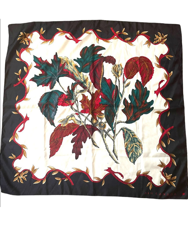 Air Canada polyester Maple leaf scarf
