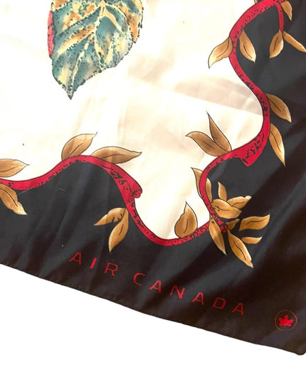 Air Canada polyester Maple leaf scarf