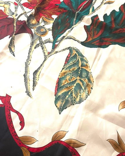 Air Canada polyester Maple leaf scarf
