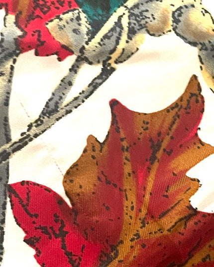 Air Canada polyester Maple leaf scarf