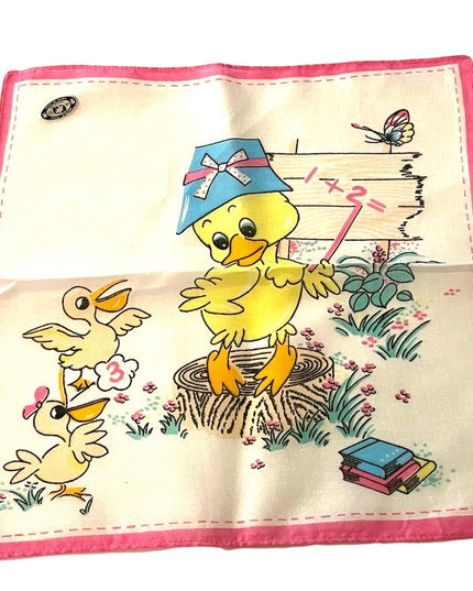 Vintage 1970s Duck cotton Hankey NWT hankerchief