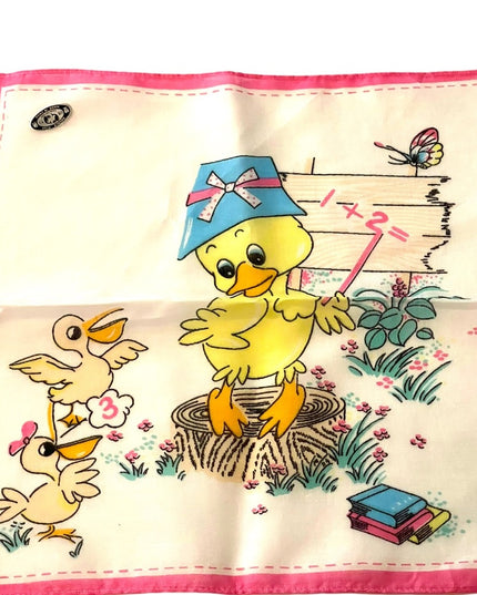 Vintage 1970s Duck cotton Hankey NWT hankerchief