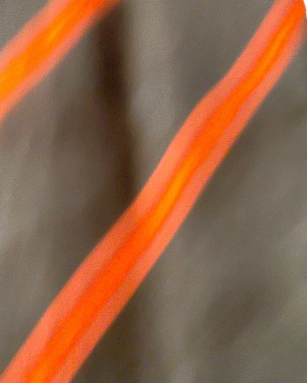 Vintage 1960s Mirsa scarf with stripe Celtic symbols Activations black & orange