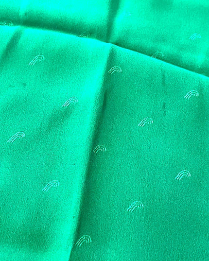 Lovely Solid Green Silk Jaeger scarf