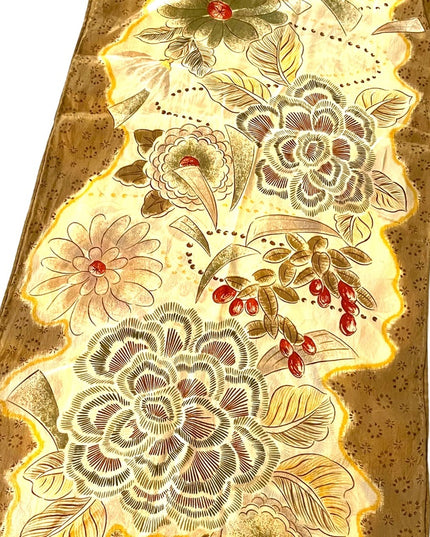 VintGe 1990s Silk floral Liz Claiborne Scarf