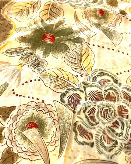 VintGe 1990s Silk floral Liz Claiborne Scarf