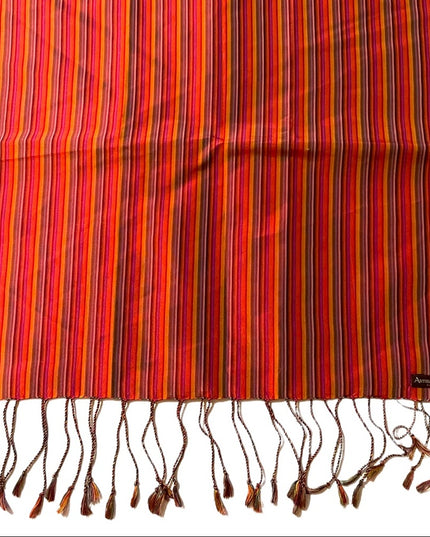 Artisans Angkor Pink stipe lovely wrap scarf