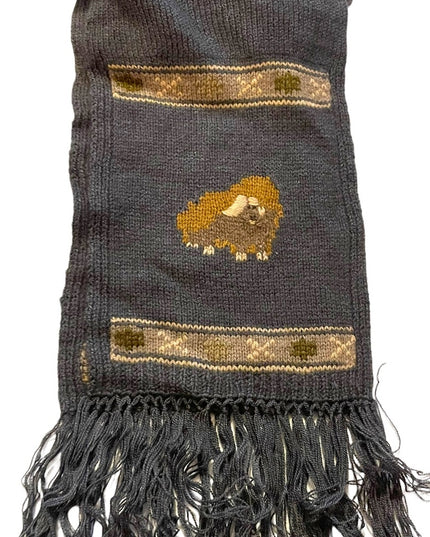 Qiviuk Merino wool Handknit Luxury Peru Lamb scarf Was 299$ USD Winter