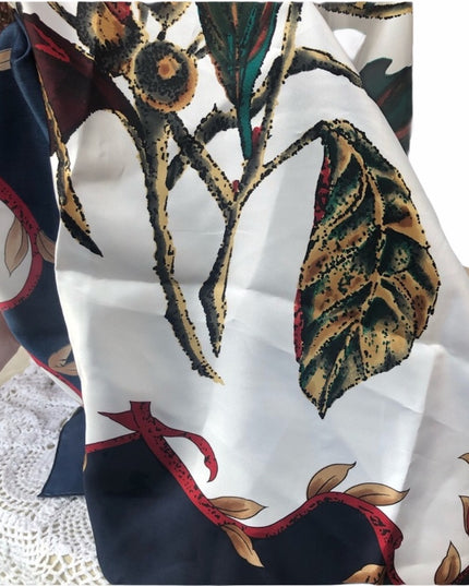Air Canada Fall Maple leaves scarf beautiful!