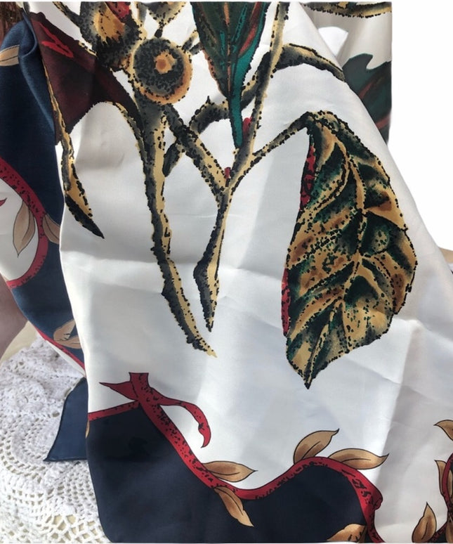 Air Canada Fall Maple leaves scarf beautiful!