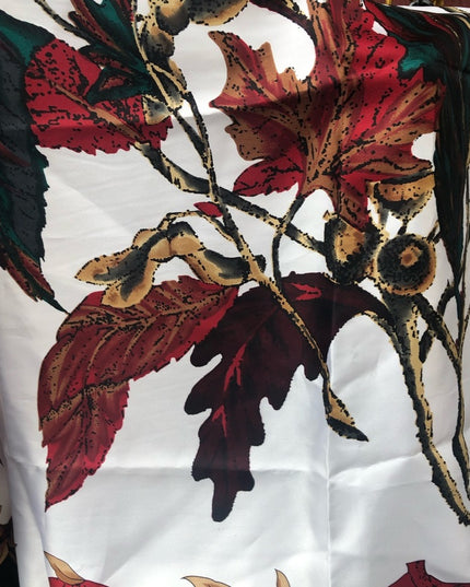Air Canada Fall Maple leaves scarf beautiful!
