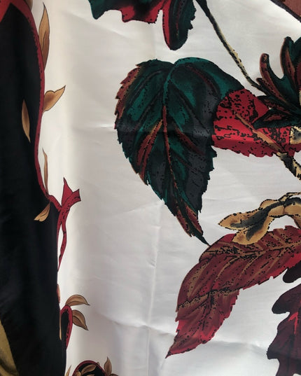 Air Canada Fall Maple leaves scarf beautiful!
