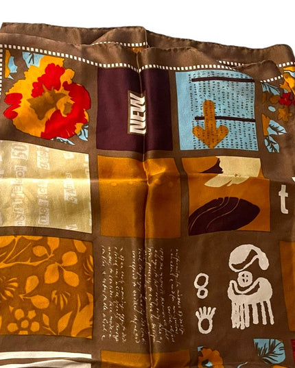 Large Silk Printed Esprit ETC scarf