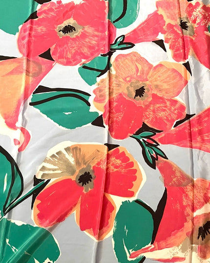 Vintage VERA Poly floral flower 🌸 scarf wrap